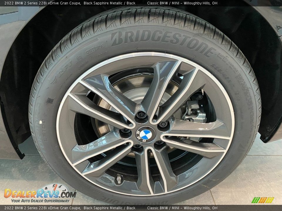 2022 BMW 2 Series 228i xDrive Gran Coupe Black Sapphire Metallic / Black Photo #3