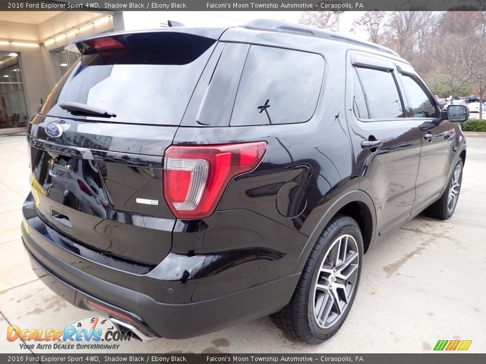 2016 Ford Explorer Sport 4WD Shadow Black / Ebony Black Photo #2