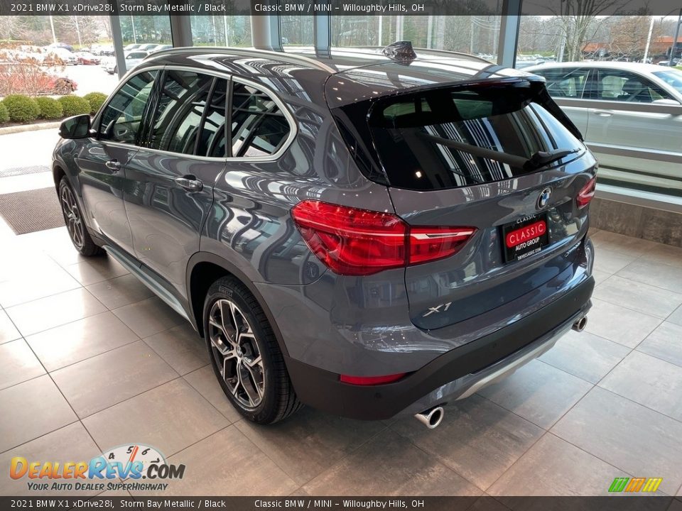 2021 BMW X1 xDrive28i Storm Bay Metallic / Black Photo #2