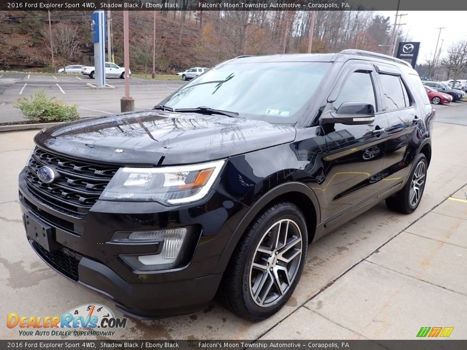 2016 Ford Explorer Sport 4WD Shadow Black / Ebony Black Photo #7