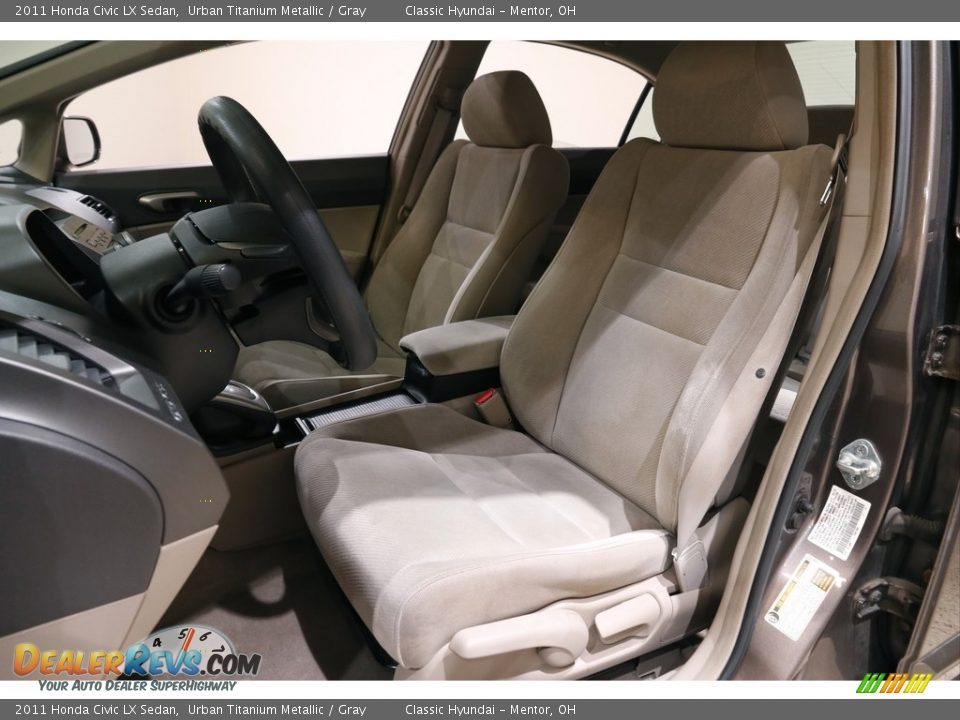 2011 Honda Civic LX Sedan Urban Titanium Metallic / Gray Photo #5