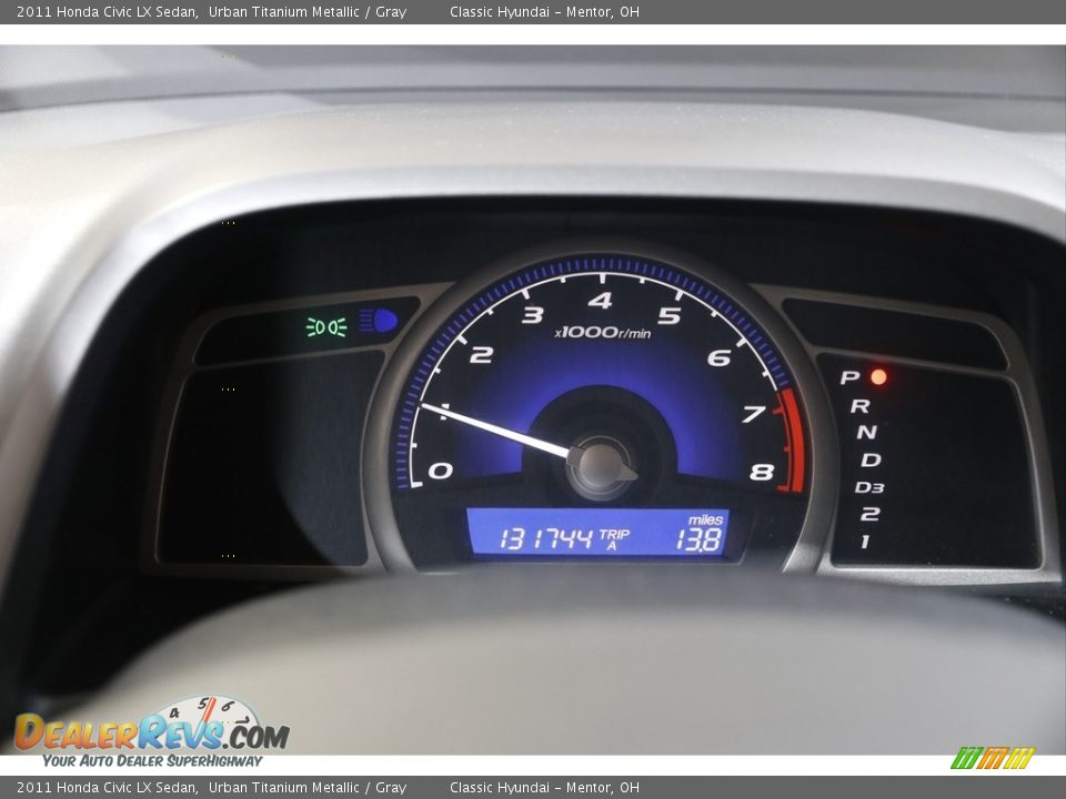 2011 Honda Civic LX Sedan Urban Titanium Metallic / Gray Photo #8
