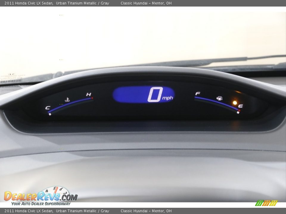 2011 Honda Civic LX Sedan Urban Titanium Metallic / Gray Photo #9