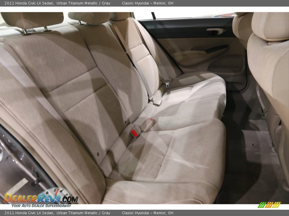 2011 Honda Civic LX Sedan Urban Titanium Metallic / Gray Photo #14