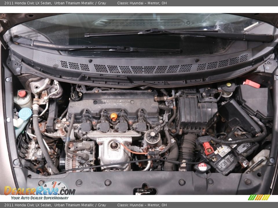 2011 Honda Civic LX Sedan Urban Titanium Metallic / Gray Photo #17