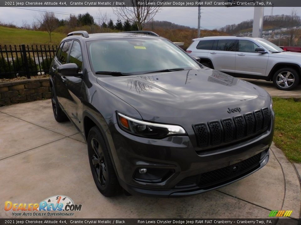 2021 Jeep Cherokee Altitude 4x4 Granite Crystal Metallic / Black Photo #3