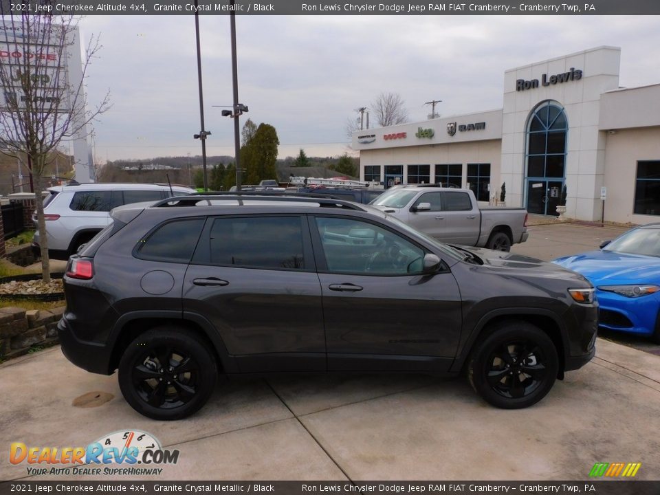 2021 Jeep Cherokee Altitude 4x4 Granite Crystal Metallic / Black Photo #4