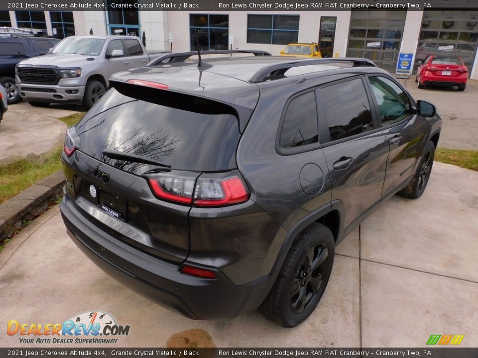 2021 Jeep Cherokee Altitude 4x4 Granite Crystal Metallic / Black Photo #5