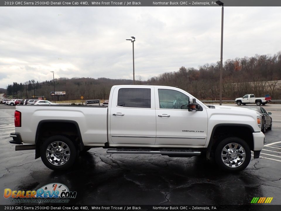 2019 GMC Sierra 2500HD Denali Crew Cab 4WD White Frost Tricoat / Jet Black Photo #5