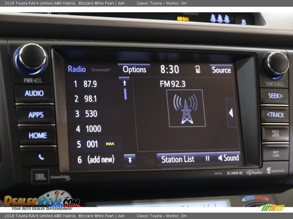 2018 Toyota RAV4 Limited AWD Hybrid Blizzard White Pearl / Ash Photo #10