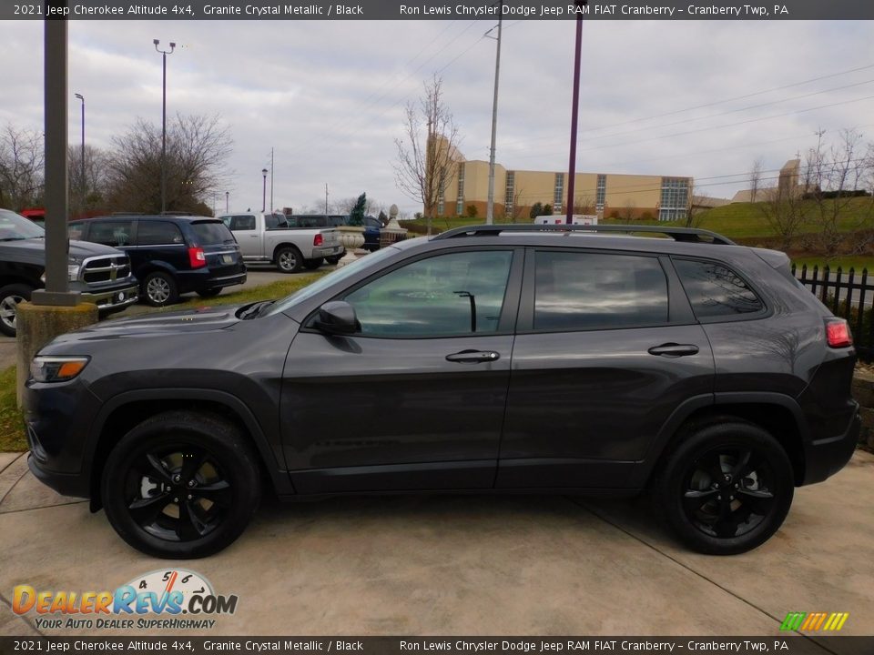 2021 Jeep Cherokee Altitude 4x4 Granite Crystal Metallic / Black Photo #9