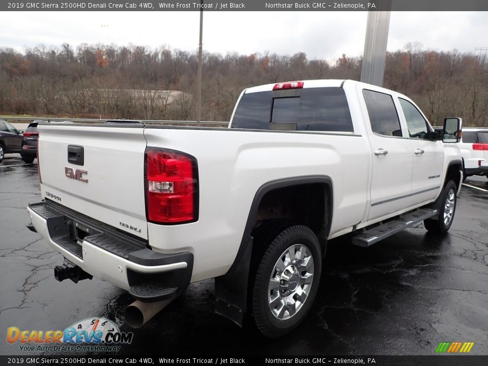 2019 GMC Sierra 2500HD Denali Crew Cab 4WD White Frost Tricoat / Jet Black Photo #8