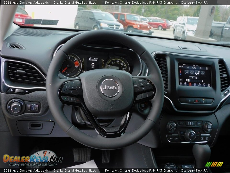 2021 Jeep Cherokee Altitude 4x4 Granite Crystal Metallic / Black Photo #13
