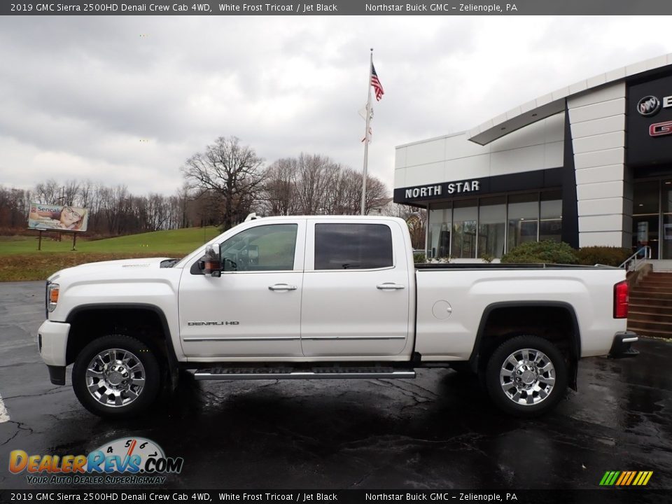 2019 GMC Sierra 2500HD Denali Crew Cab 4WD White Frost Tricoat / Jet Black Photo #11