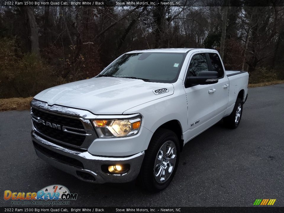 2022 Ram 1500 Big Horn Quad Cab Bright White / Black Photo #2