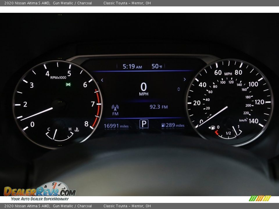 2020 Nissan Altima S AWD Gun Metallic / Charcoal Photo #8