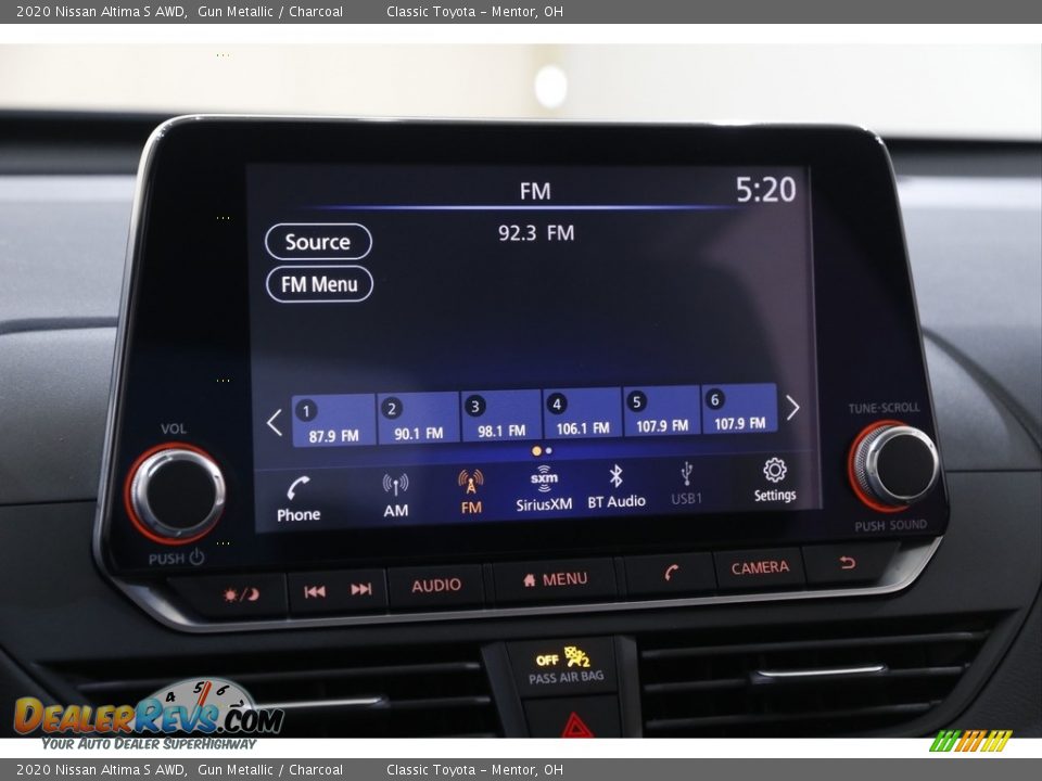 2020 Nissan Altima S AWD Gun Metallic / Charcoal Photo #10
