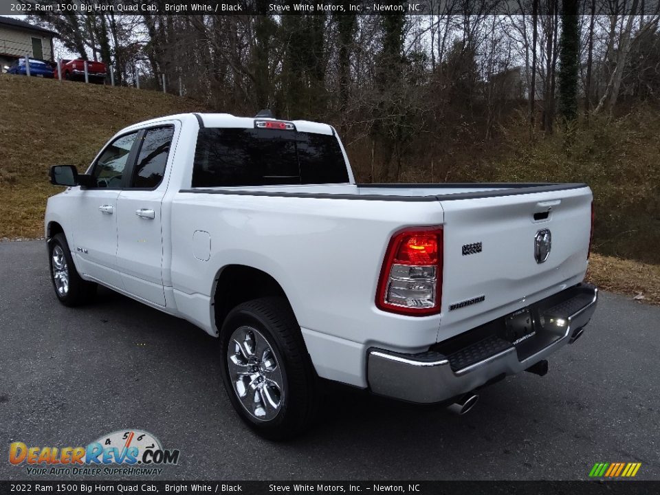 2022 Ram 1500 Big Horn Quad Cab Bright White / Black Photo #9