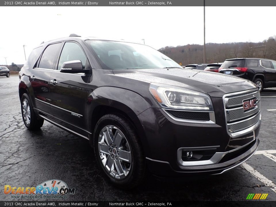 2013 GMC Acadia Denali AWD Iridium Metallic / Ebony Photo #4