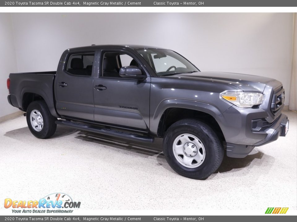 2020 Toyota Tacoma SR Double Cab 4x4 Magnetic Gray Metallic / Cement Photo #1