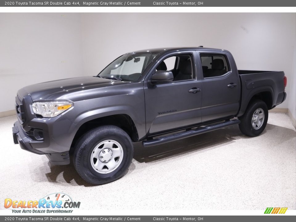 2020 Toyota Tacoma SR Double Cab 4x4 Magnetic Gray Metallic / Cement Photo #3