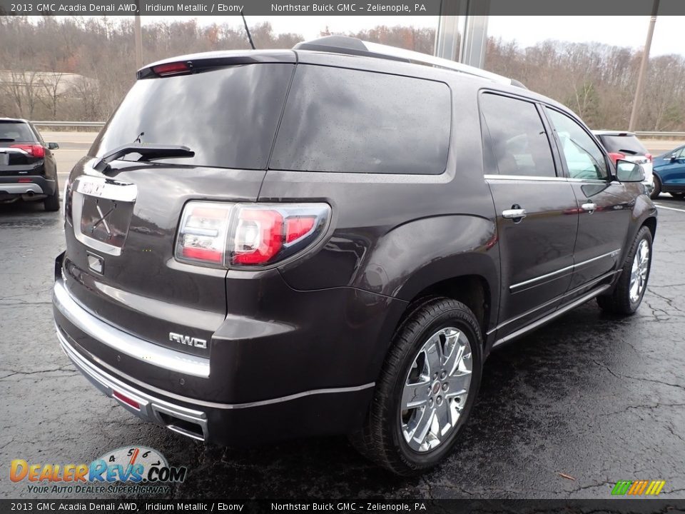 2013 GMC Acadia Denali AWD Iridium Metallic / Ebony Photo #8