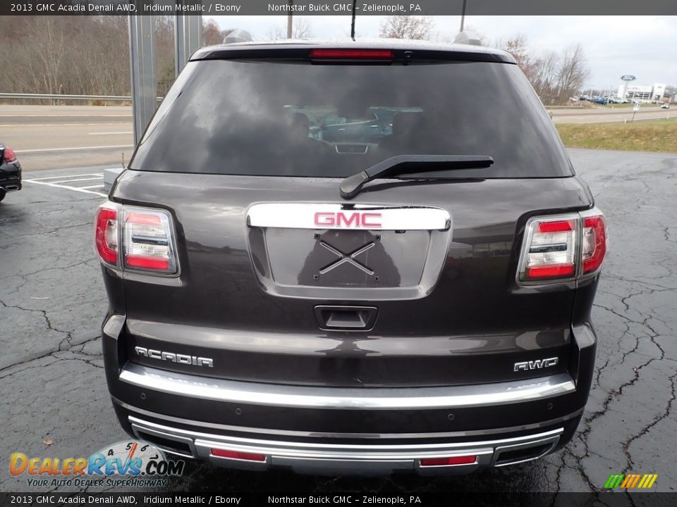 2013 GMC Acadia Denali AWD Iridium Metallic / Ebony Photo #9