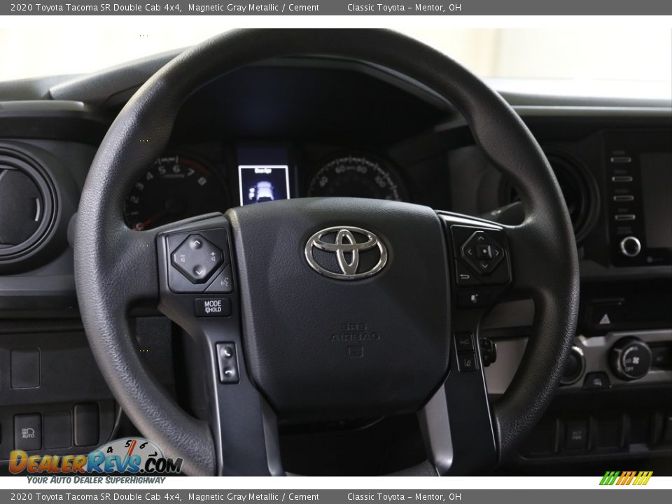 2020 Toyota Tacoma SR Double Cab 4x4 Magnetic Gray Metallic / Cement Photo #7