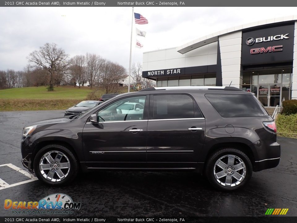 2013 GMC Acadia Denali AWD Iridium Metallic / Ebony Photo #12