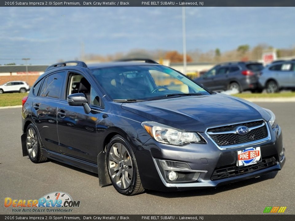 2016 Subaru Impreza 2.0i Sport Premium Dark Gray Metallic / Black Photo #15