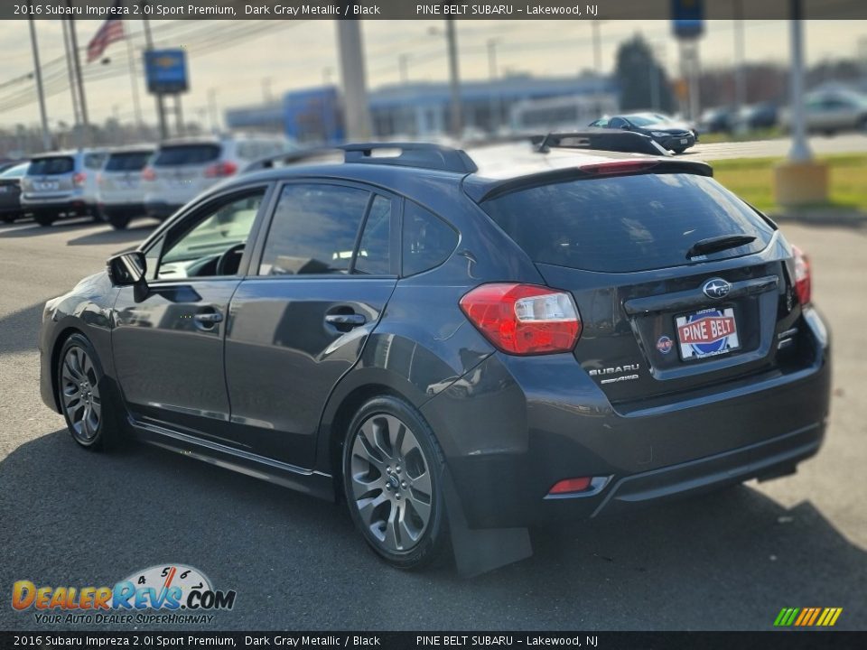 2016 Subaru Impreza 2.0i Sport Premium Dark Gray Metallic / Black Photo #18
