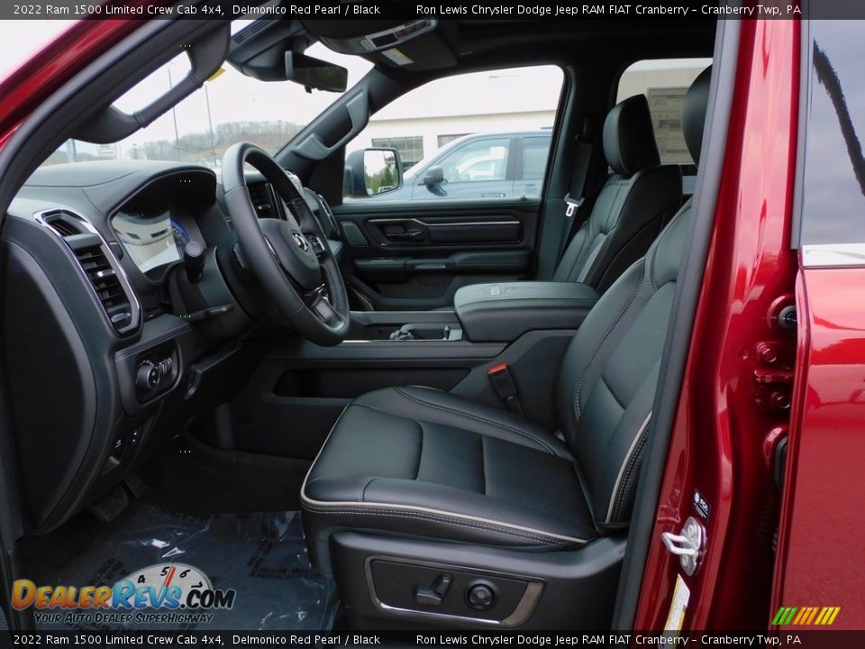 2022 Ram 1500 Limited Crew Cab 4x4 Delmonico Red Pearl / Black Photo #11