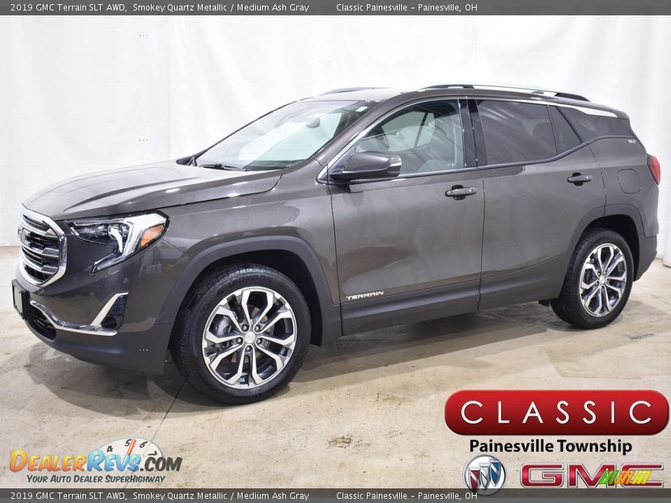 2019 GMC Terrain SLT AWD Smokey Quartz Metallic / Medium Ash Gray Photo #1