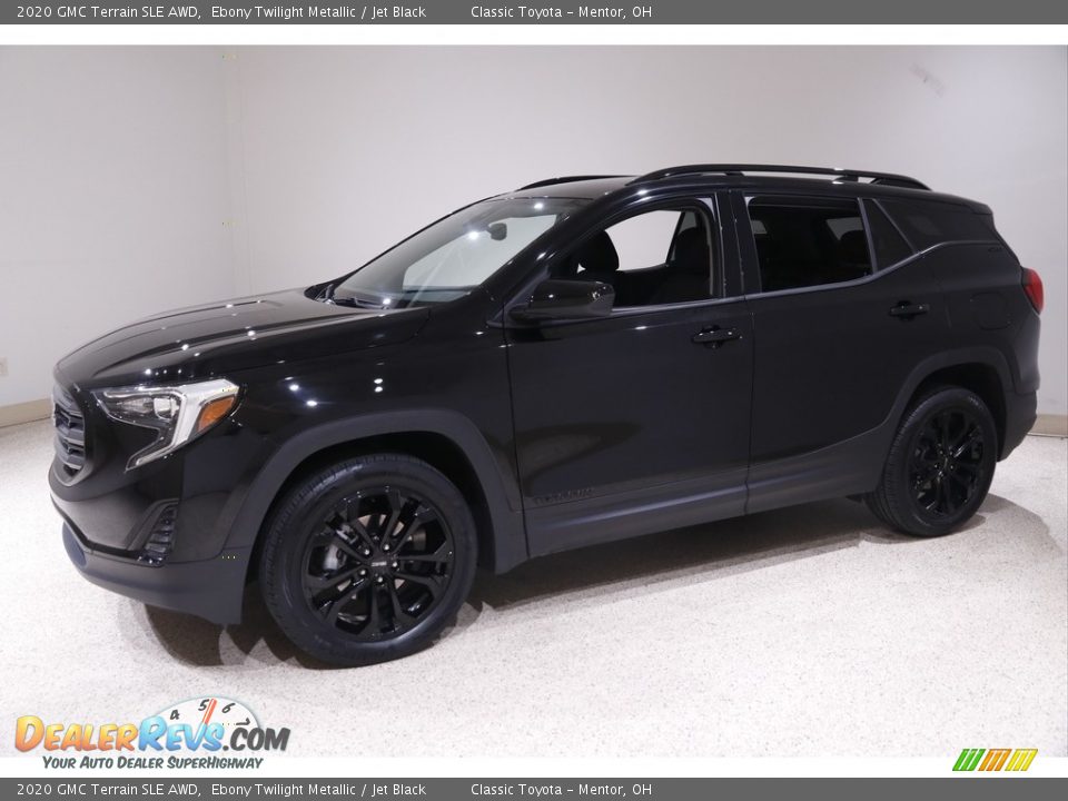 2020 GMC Terrain SLE AWD Ebony Twilight Metallic / Jet Black Photo #3