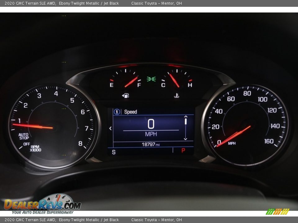 2020 GMC Terrain SLE AWD Ebony Twilight Metallic / Jet Black Photo #8