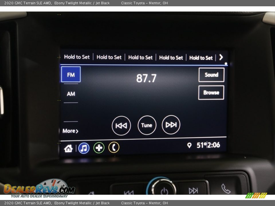 2020 GMC Terrain SLE AWD Ebony Twilight Metallic / Jet Black Photo #10