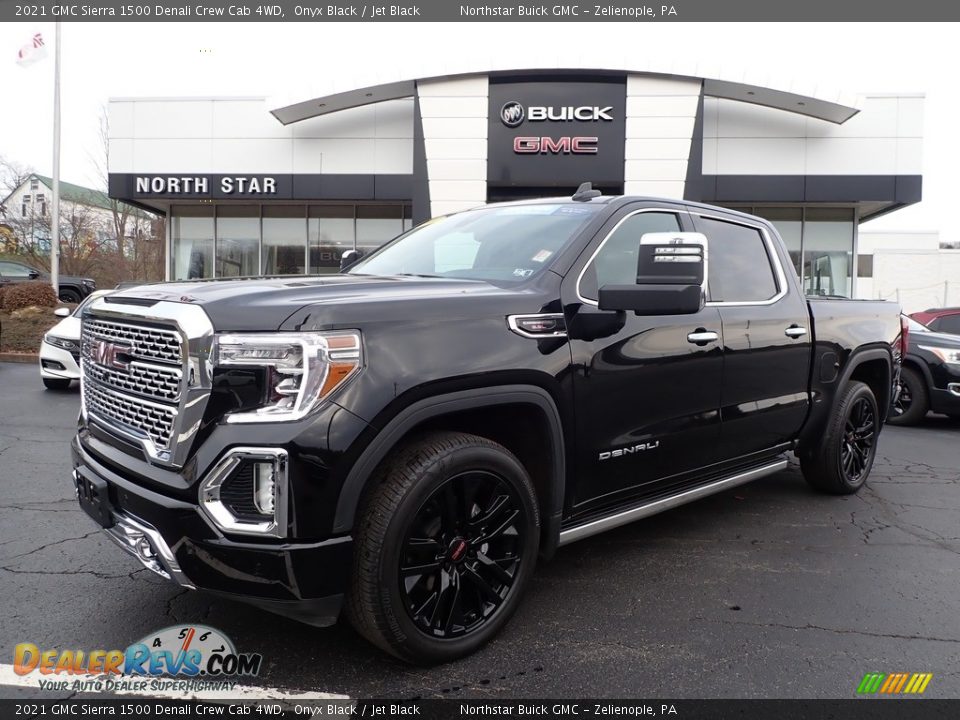 2021 GMC Sierra 1500 Denali Crew Cab 4WD Onyx Black / Jet Black Photo #1