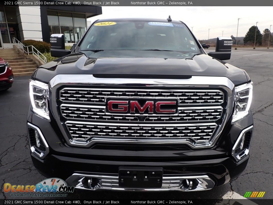 2021 GMC Sierra 1500 Denali Crew Cab 4WD Onyx Black / Jet Black Photo #3