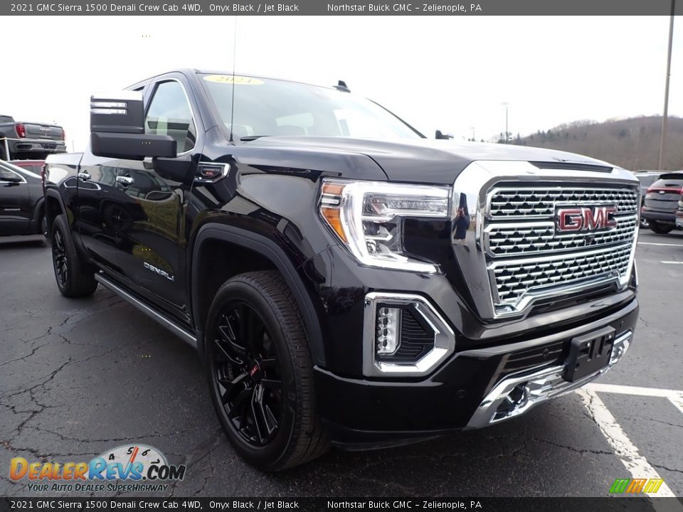 2021 GMC Sierra 1500 Denali Crew Cab 4WD Onyx Black / Jet Black Photo #4