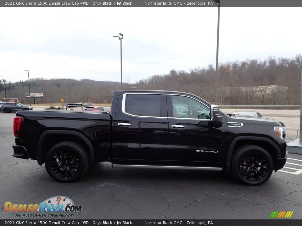 2021 GMC Sierra 1500 Denali Crew Cab 4WD Onyx Black / Jet Black Photo #5