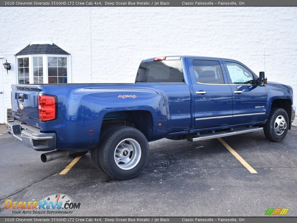 Deep Ocean Blue Metallic 2016 Chevrolet Silverado 3500HD LTZ Crew Cab 4x4 Photo #2