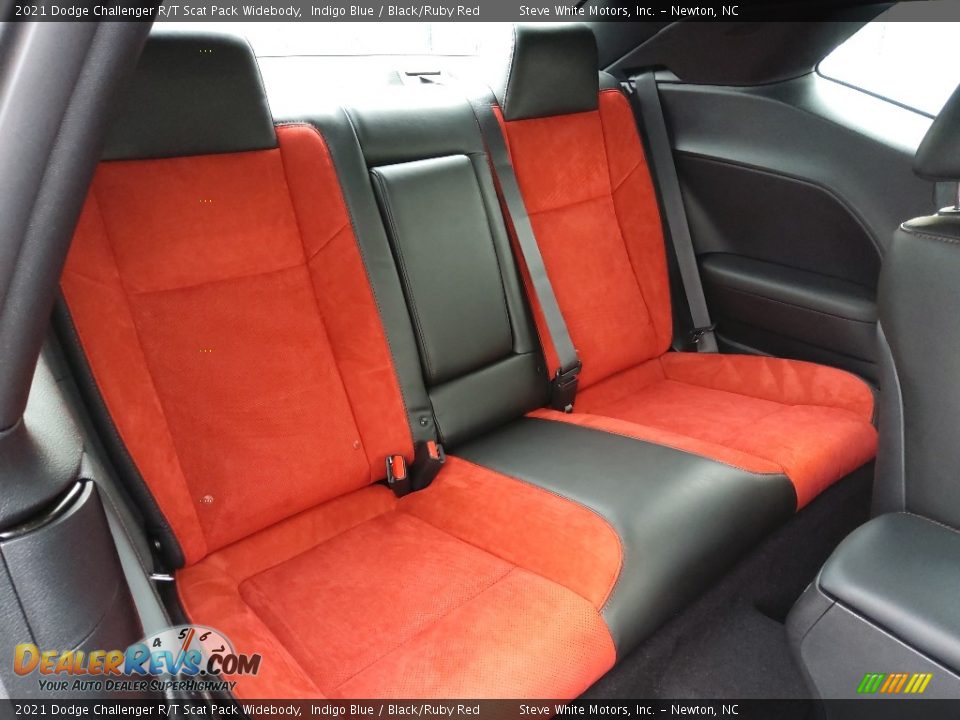 Rear Seat of 2021 Dodge Challenger R/T Scat Pack Widebody Photo #14