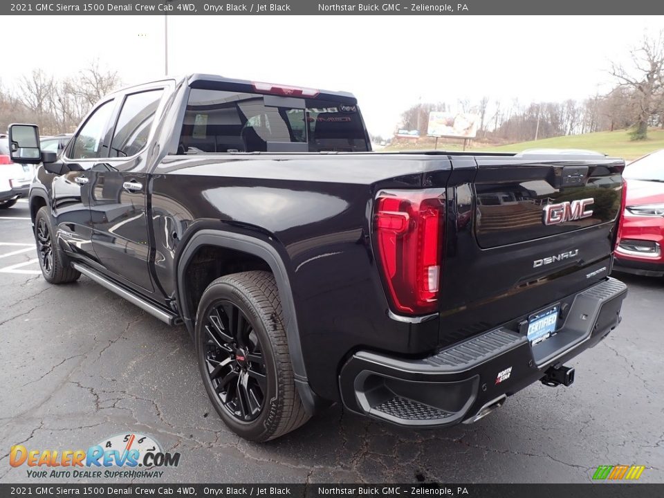 2021 GMC Sierra 1500 Denali Crew Cab 4WD Onyx Black / Jet Black Photo #10