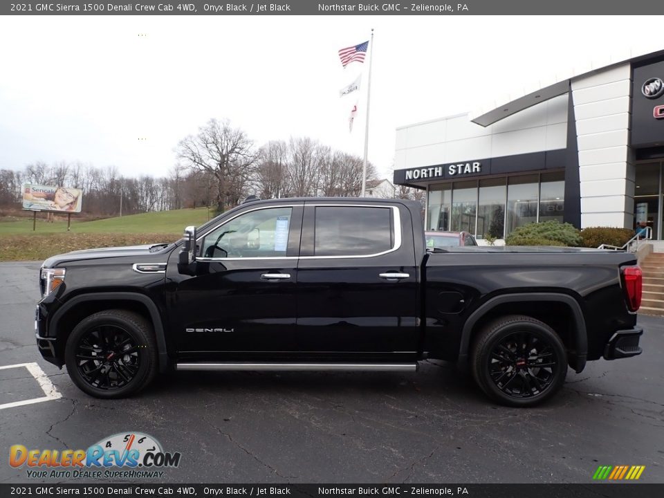 2021 GMC Sierra 1500 Denali Crew Cab 4WD Onyx Black / Jet Black Photo #11