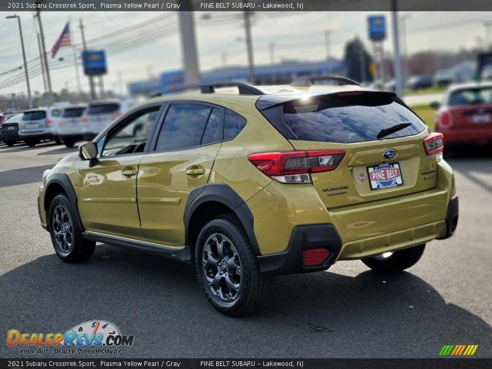 2021 Subaru Crosstrek Sport Plasma Yellow Pearl / Gray Photo #4