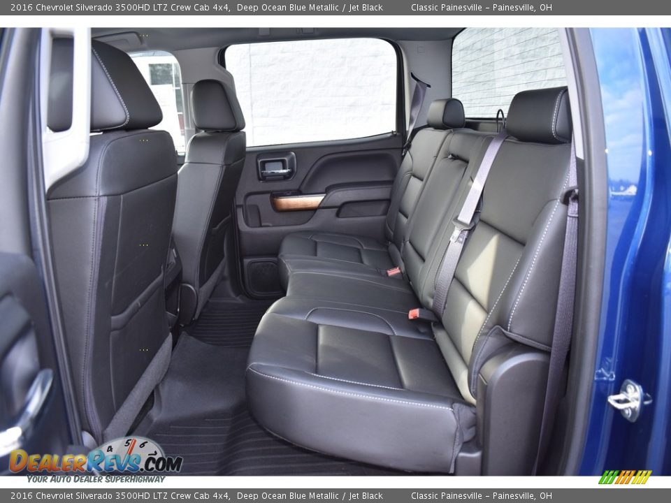 Rear Seat of 2016 Chevrolet Silverado 3500HD LTZ Crew Cab 4x4 Photo #7