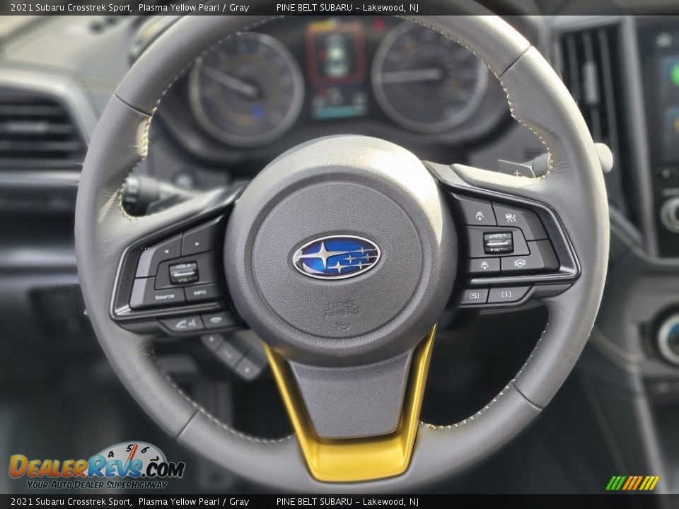 2021 Subaru Crosstrek Sport Plasma Yellow Pearl / Gray Photo #8