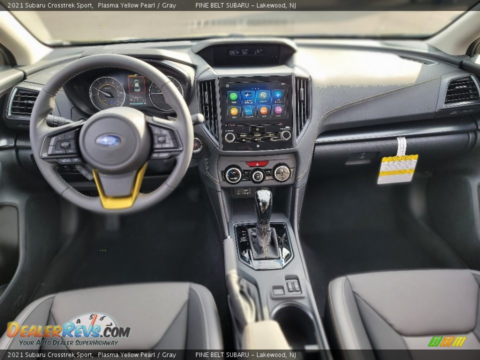 2021 Subaru Crosstrek Sport Plasma Yellow Pearl / Gray Photo #10