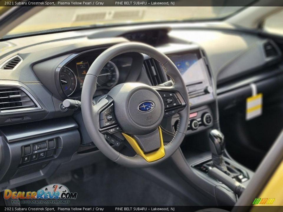 2021 Subaru Crosstrek Sport Plasma Yellow Pearl / Gray Photo #12