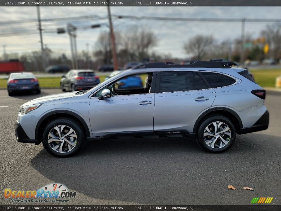 2022 Subaru Outback 2.5i Limited Ice Silver Metallic / Titanium Gray Photo #3